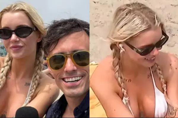 Roberto Cox encantado con influencer sueca ,Captura | CHV