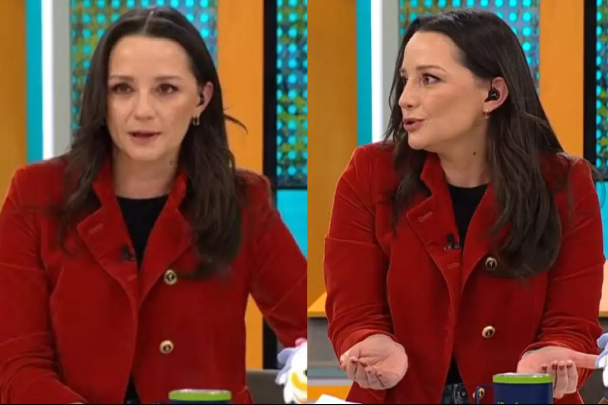 Andrea Arístegui se quebró en vivo , Captura | Contigo en la mañana