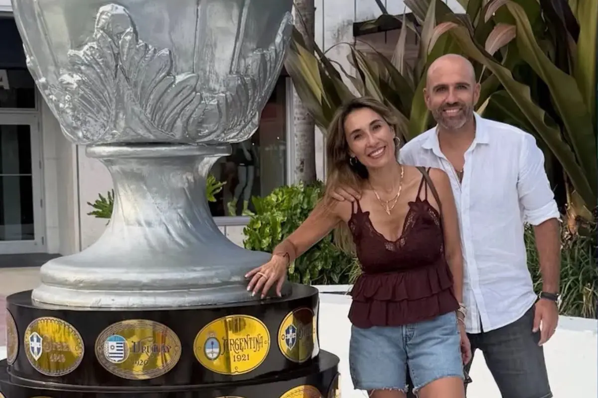 Sergio Jadue, su señora y la Copa América, Instagram