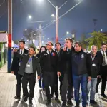 El alcalde de San Bernardo recibió al ministro de Seguridad, Cedida