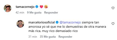 El poco sutil comentario del Chino Ríos a su pareja, Tamara Cornejo - Tamara Cornejo | Instagram