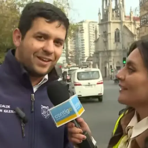 Daniela Muñoz entrevistó a su alcalde Iglesias ,Captura