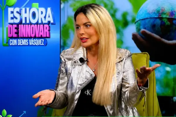 Sandy Boquita en el estudio de \