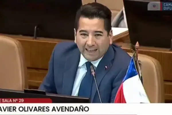 El lapsus de Javier Olivares  ,Captura de redes sociales