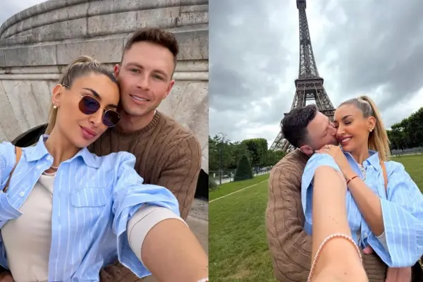 Camila y Jorge enamorados en París ,Instagram