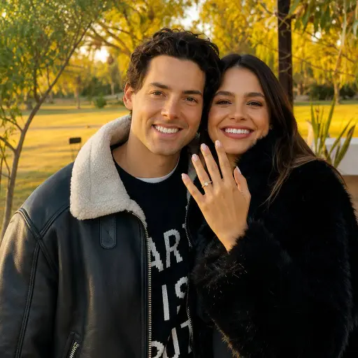 Stefano Massú y su novia ,Redes sociales
