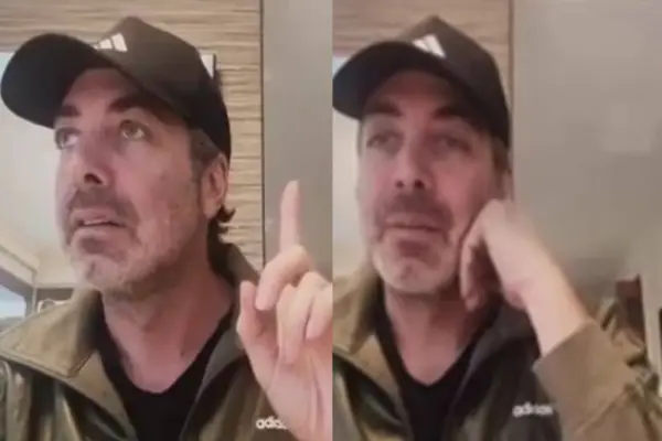 Nicolás Massú y temblor en plena entrevista ,Captura de redes sociales