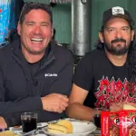 El \Catador\ en uno de los viajes junto a Pancho Saavedra, Instagram