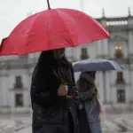 Lluvia en Santiago