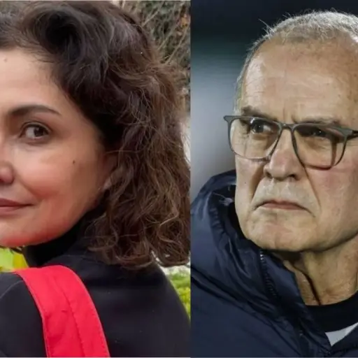 Tamara Acosta y Marcelo Bielsa ,Archivo