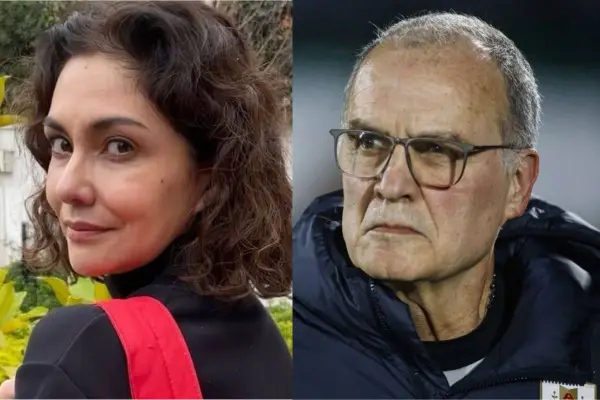Tamara Acosta y Marcelo Bielsa ,Archivo