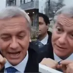 Presidente Kast en medio de la discusión en Villarrica, Captura de pantalla