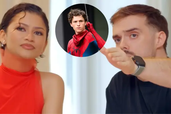 Ibai y Zendaya en concurso de dobles de Spider-Man ,Montaje LH | Ibai