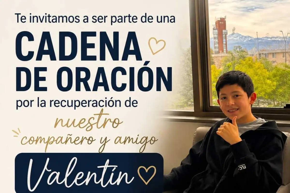 CADENA DE ORACIÓN POR VALENTÍN , Cedida