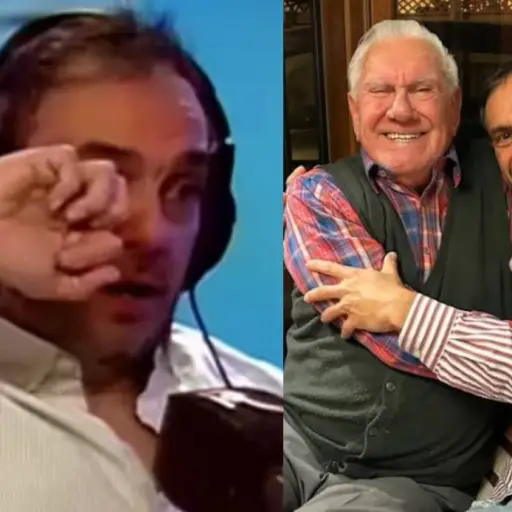 Rodrigo Sepúlveda y su padre ,Radio Romántica | Referencial