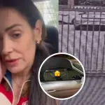 Así quedó el Porsche de Adriana Barrientos tras violento portonazo, Redes sociales | Referencial
