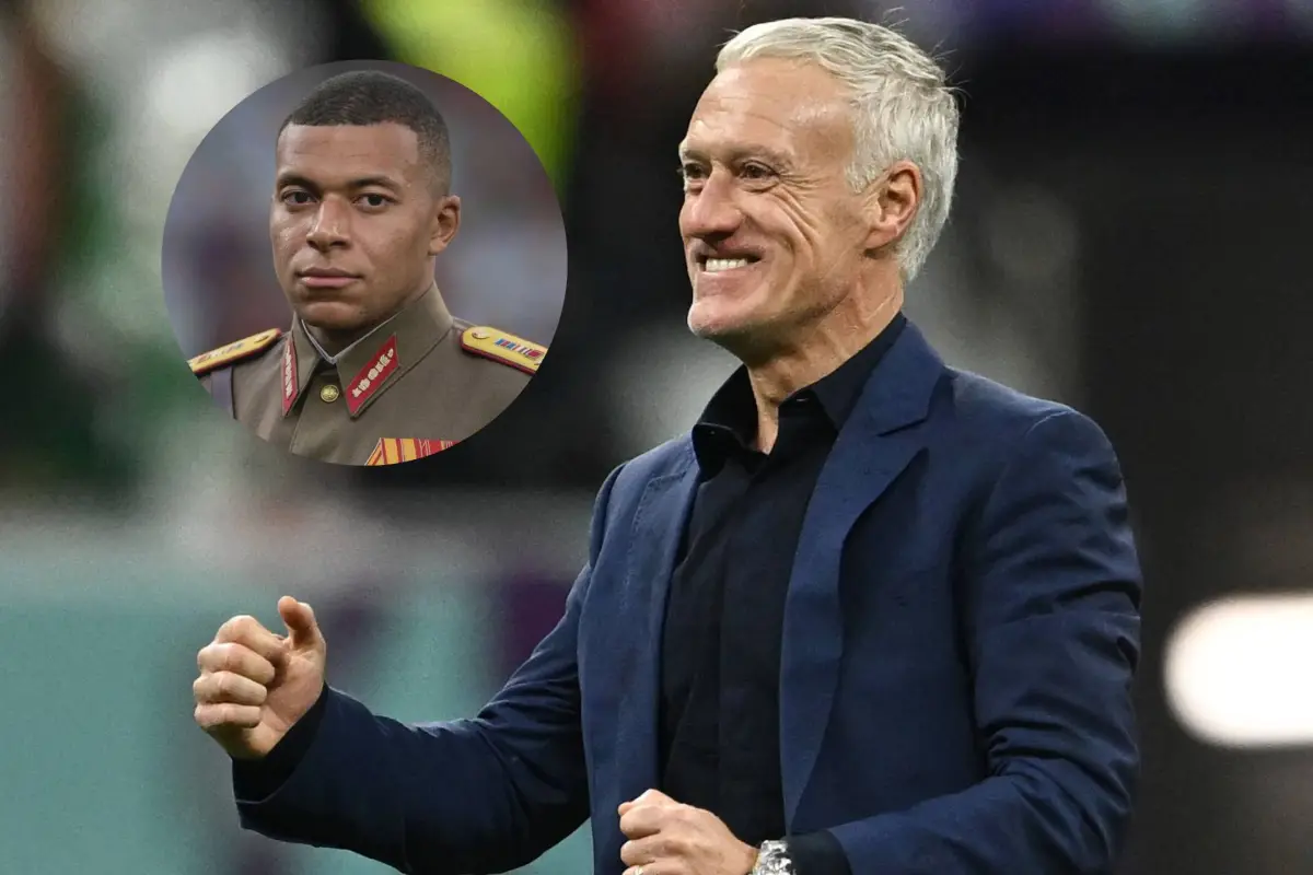 Deschamps defiende a Mbappé, Montaje LH