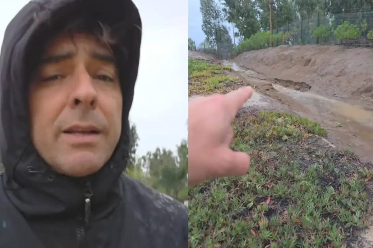 Casa de Cristián Riquelme en Maitencillo fue afectada por el temporal, Cristián Riquelme | Instagram