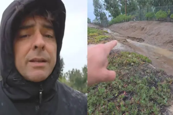 Casa de Cristián Riquelme en Maitencillo fue afectada por el temporal ,Cristián Riquelme | Instagram