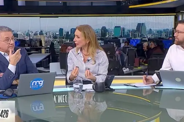 Karen Doggenweiler en Meganoticias ,Captura | Mega