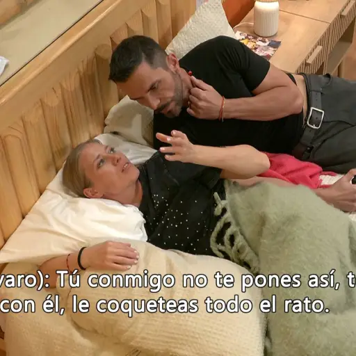 Feroz show de celos de Álvaro Ballero a Ludmila ,Cedida | Mega 