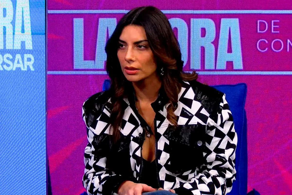 Kathy Contreras en el estudio de La Hora ,Captura