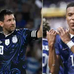Lionel Messi y Kylian Mbappé en el récord histórico, Montaje LH