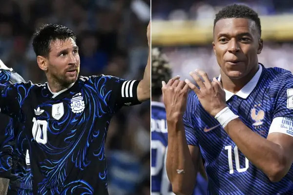 Lionel Messi y Kylian Mbappé en el récord histórico ,Montaje LH