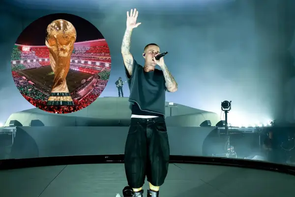 Justin Bieber al show de medio tiempo del Mundial ,Montaje LH