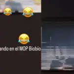 Pareja captada teniendo relaciones sexuales en oficinas del MOP Biobío, Captura (Radio BioBío)