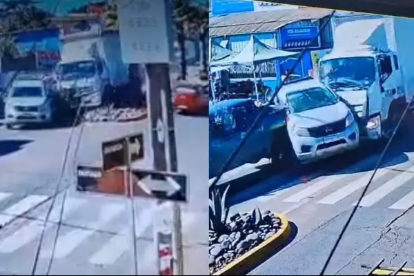 Camión sin frenos protagonizó accidente en feria libre de Cartagena ,Captura de redes sociales