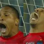 Omar Carabalí se fue viral ante Boca Juniors, Captura de pantalla