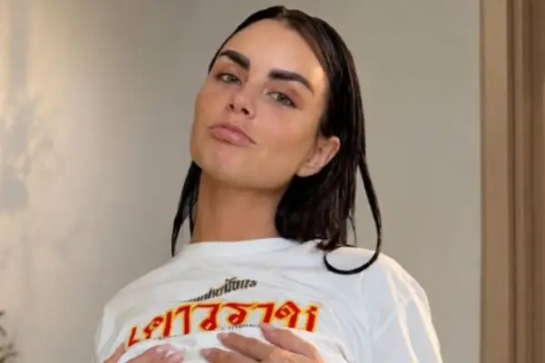 Emilia Diedes recién operada de apendicitis  ,Instagram