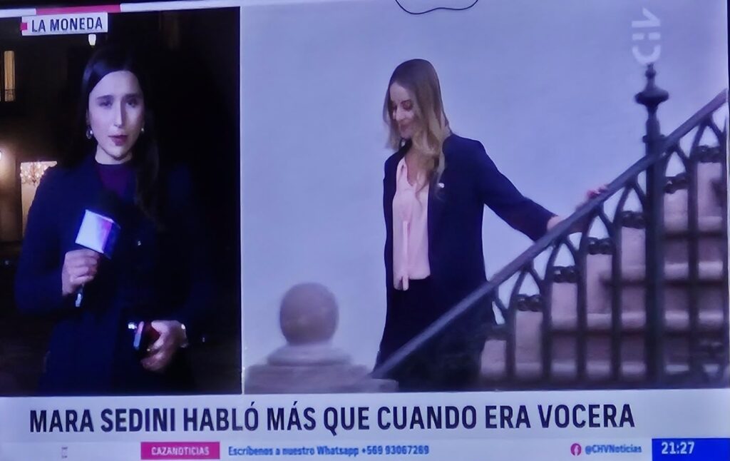 Mara Sedini - Captura de Chilevisión