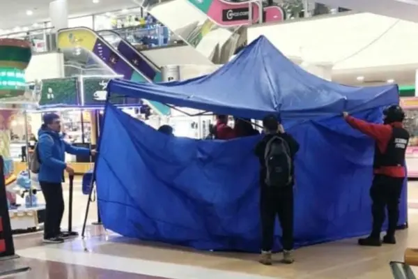 El mall cerró su puertas de manera inmediata tras accidente ,X