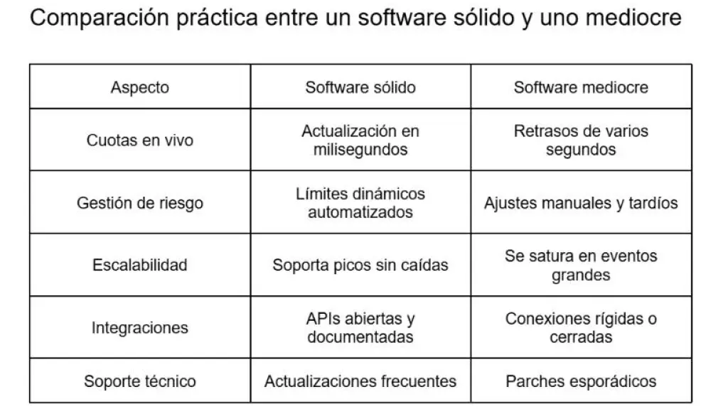 Tabla comparativa - La Hora