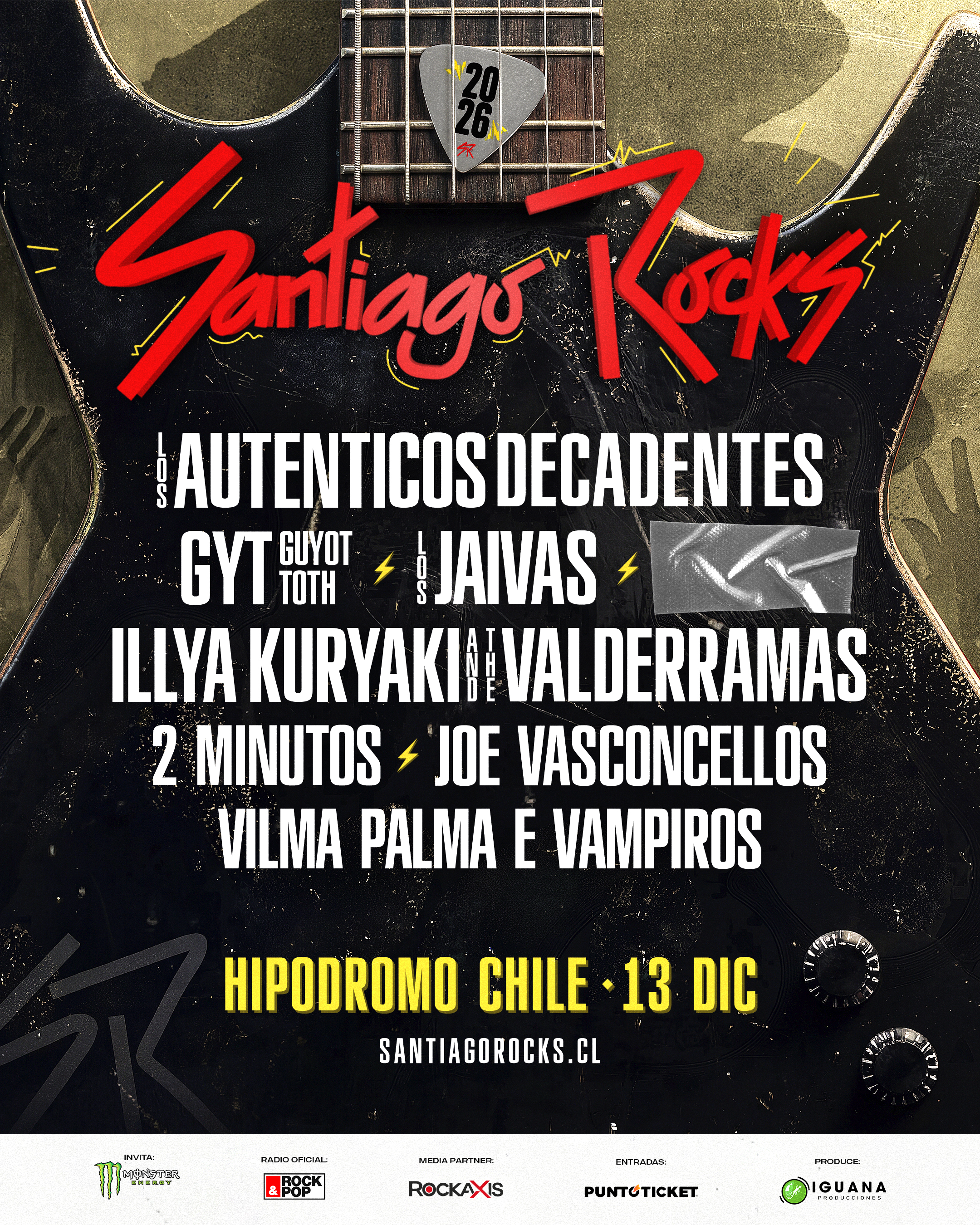 Santiago Rocks 2026 - Iguana | Cedida