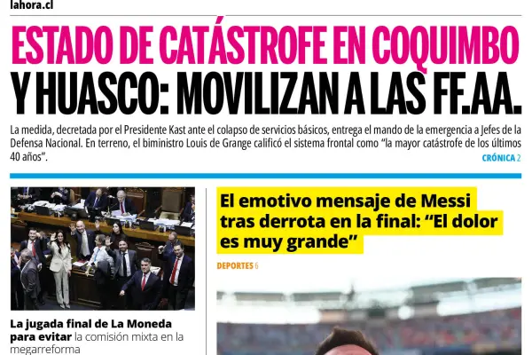 La Hora 21 de julio ,La Hora