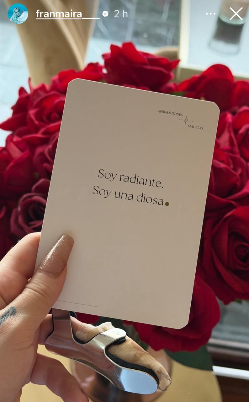 Fran Maira reapareció en redes sociales - Fran Maira | Instagram