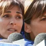 Ivette Vergara a la salida del Centro de Justicia, Captura de pantalla
