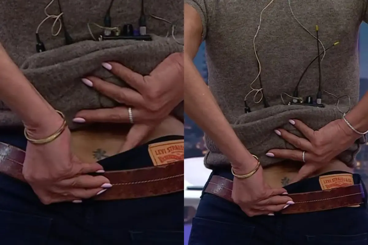 Fran García-Huidobro y su osado tatuaje, Captura