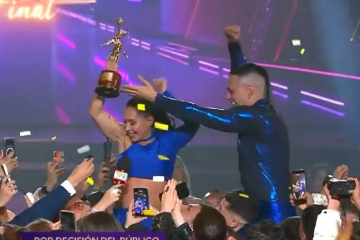 Vale Roth es la ganadora de Fiebre de Baile, Captura de pantalla