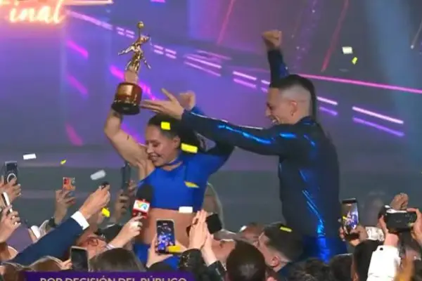 Vale Roth es la ganadora de Fiebre de Baile ,Captura de pantalla