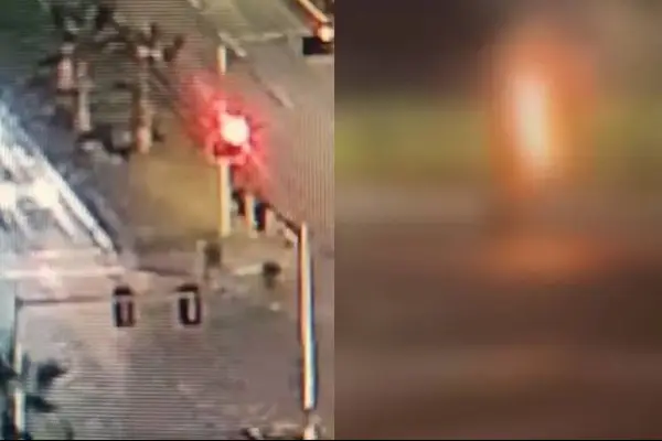 Hombre en situación calle fue quemado vivo en Iquique ,Captura de redes sociales | X
