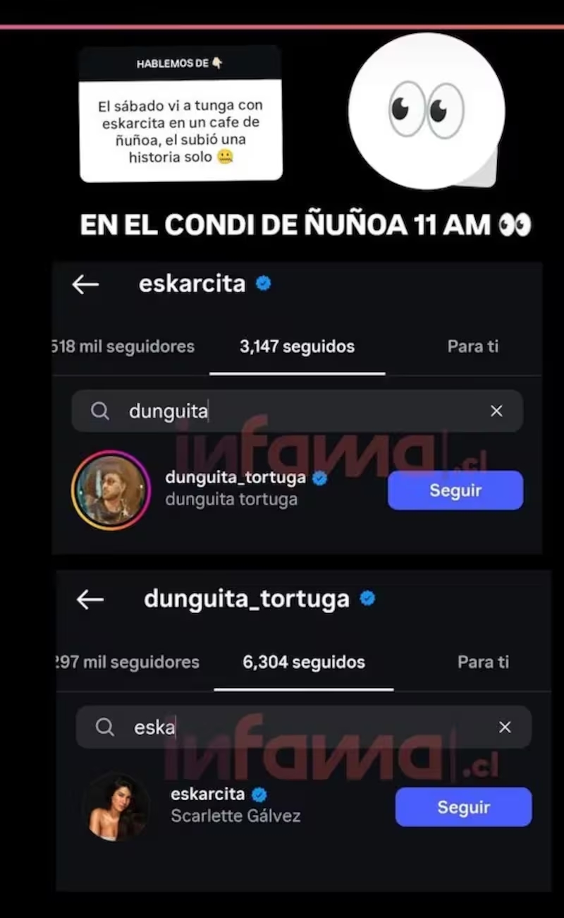 ¿Eskarcita y romance con Dunga? - Captura | Infama