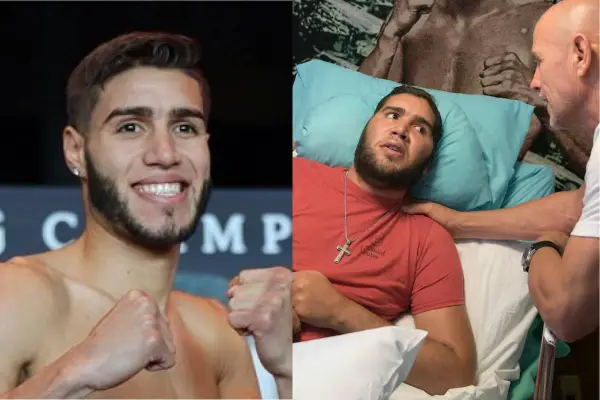 Prichard Colón, antes y después de la pelea ,Archivo