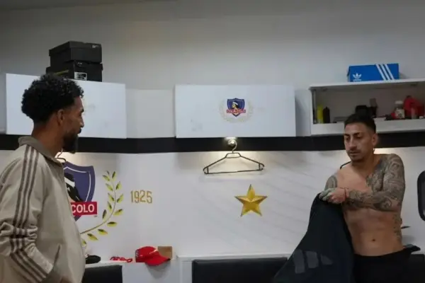 Javi Correa junto a Vozinha ,Captura