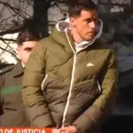 Camilo Huerta llegando al Centro de Justicia, Captura