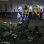 Kast lideró operativo policial en Plaza de Armas, Instagram