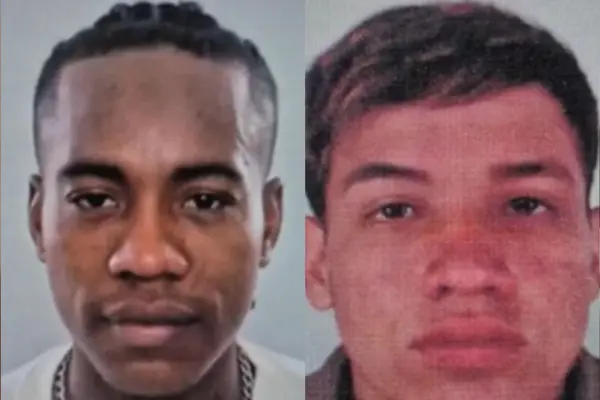 Ellos son los dos delincuentes detenidos ,Captura